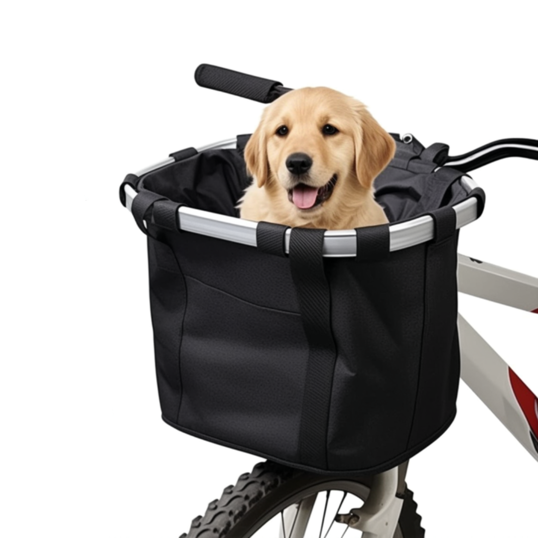 2-in-1 Detachable Bike Pet Basket – Front Bicycle Carrier