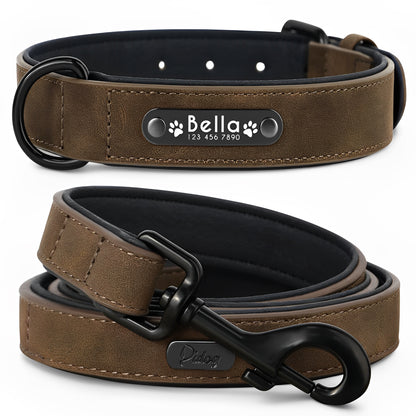 Custom Leather in brown color
