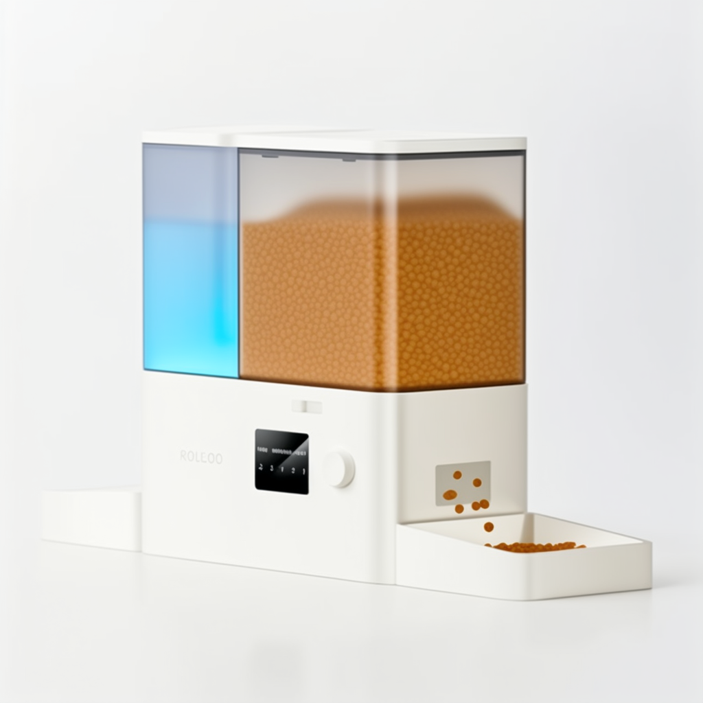 automatic dog feeder with water dispenser suitable for all dog sizes