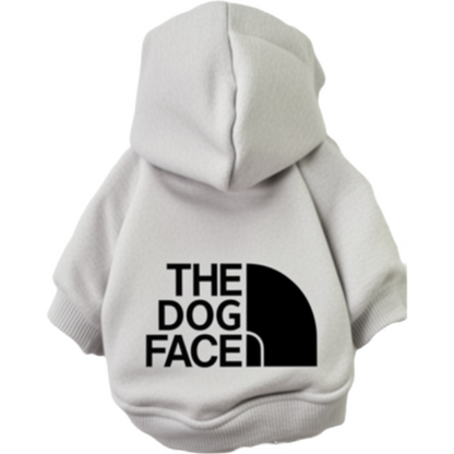 Barkie Dog Hoodie in gray color
