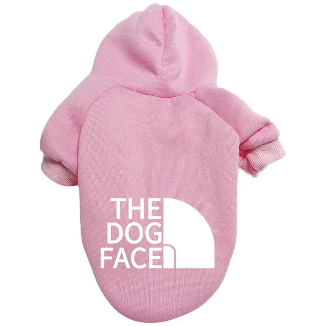 Barkie Dog Hoodie in pink color